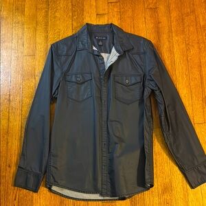 INC International Concepts Men's Black Shirt Jacket